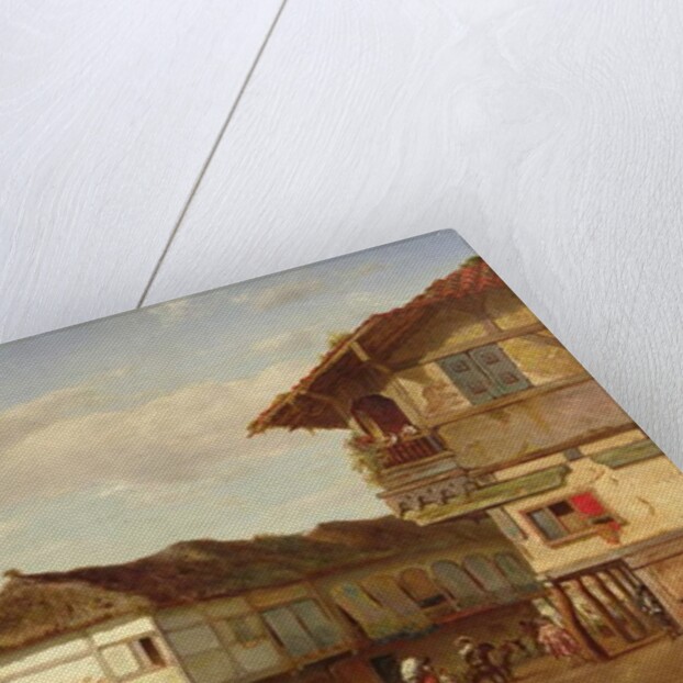 Street View of Guayaquil, Ecuador, 1859 by Louis Remy Mignot