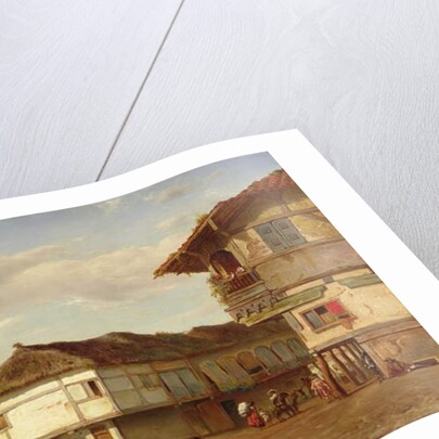 Street View of Guayaquil, Ecuador, 1859 by Louis Remy Mignot