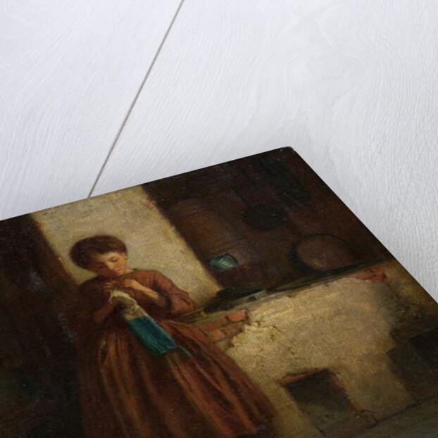 Knitting for the Soldiers, 1861 by Eastman Johnson