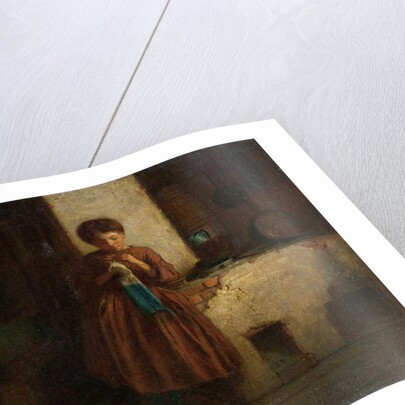 Knitting for the Soldiers, 1861 by Eastman Johnson