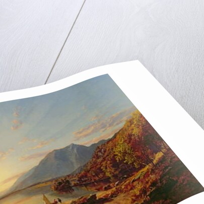 Sunset, Lake George, New York, 1867 by Jasper Francis Cropsey