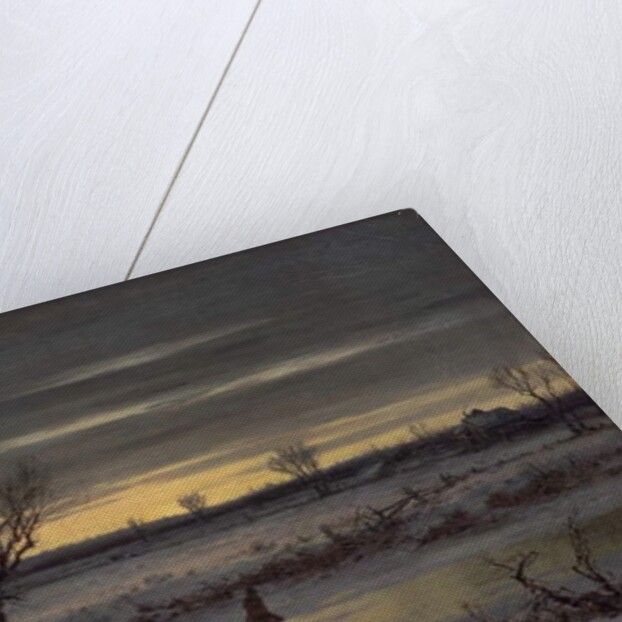 Winter Twilight Near Albany, 1858 by George Henry Boughton