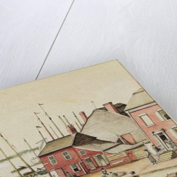 Hudson's River, Day Street, 1810 by Anne Marguerite Hyde de Neuville