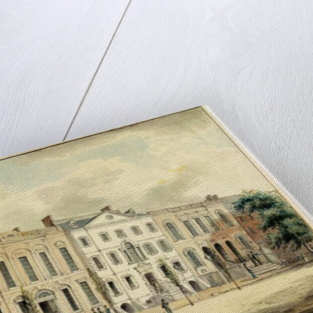 North-east corner of Wall and William Streets, New York City, 1798 by Archibald Robertson