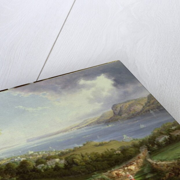 View of the Hudson River from near Sing Sing, New York, c.1850 by Robert the Younger Havell