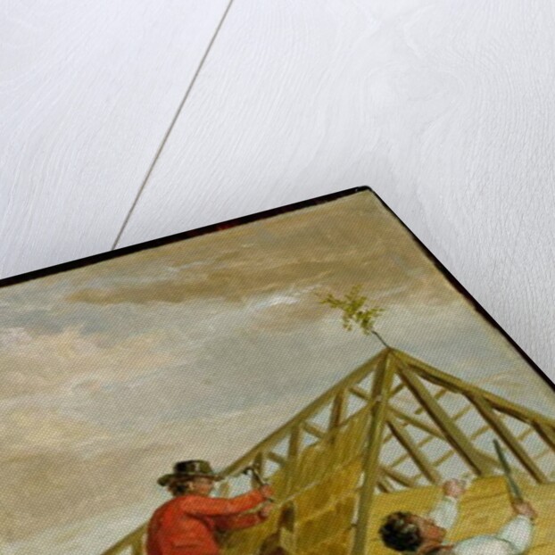 Barn Builders, 1836 by Asher Brown Durand