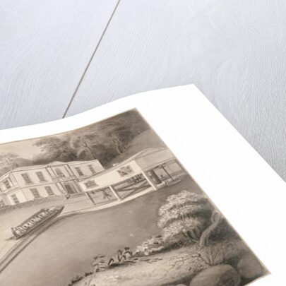 Incline boat carried to an upper canal level, 1797 by Robert Fulton