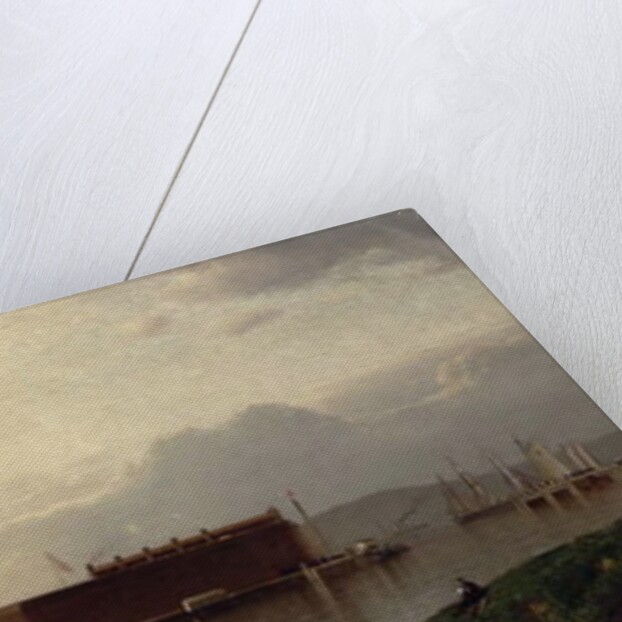 The Narrows and Fort Lafayette, Ships coming into Port, New York Harbour, 1868 by Samuel Coleman