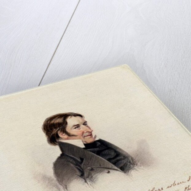 Portrait of David Crockett, 1834 by Anthony Lewis De Rose