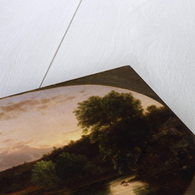 Sunset, View on Catskill Creek, 1833 by Thomas Cole
