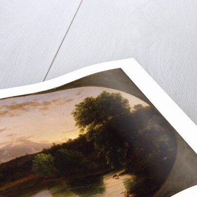 Sunset, View on Catskill Creek, 1833 by Thomas Cole