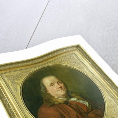 Portrait of Benjamin Franklin, after a portrait by Joseph Siffrede-Duplessis c.1780-90 by Alexander Roslin