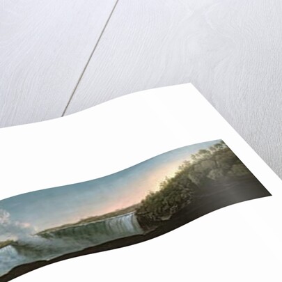 Niagara Falls from under Table Rock, 1808 by John Trumbull