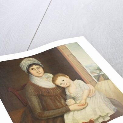 Mrs. Daniel Truman and Child, c.1798-1810 by Reuben Moulthrop