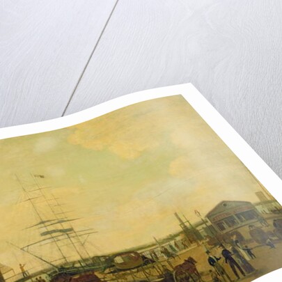 Foot of Cortlandt Street, New York City, c.1818-49 by American School