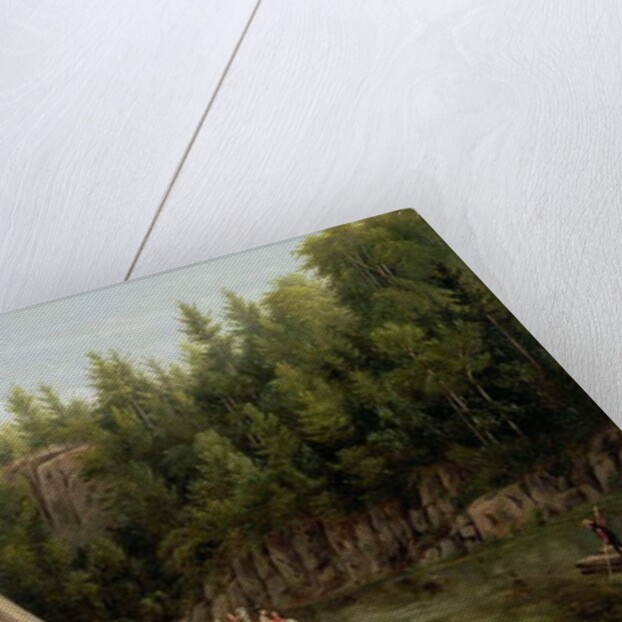 Erie Canal at Little Falls, New York, 1884 by William Rickarby Miller