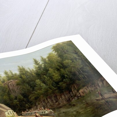 Erie Canal at Little Falls, New York, 1884 by William Rickarby Miller