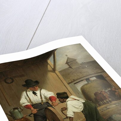 The Scythe Grinder, 1856 by Francis William Edmonds