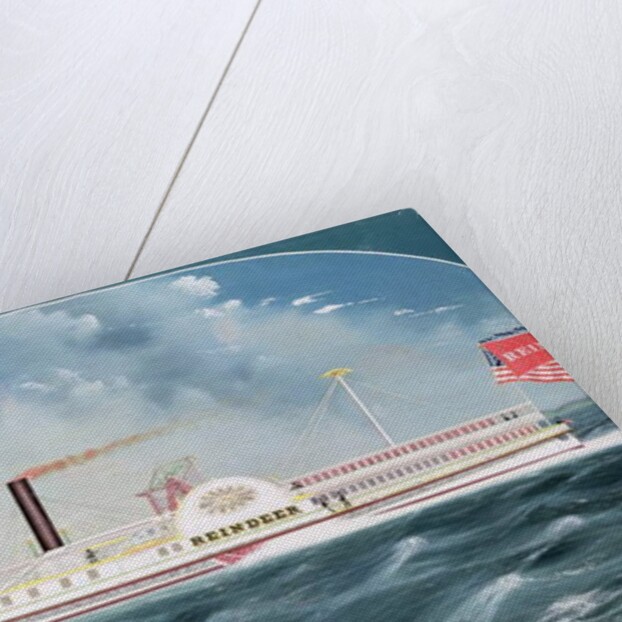 Steamboat 'Reindeer', 1850 by James Bard