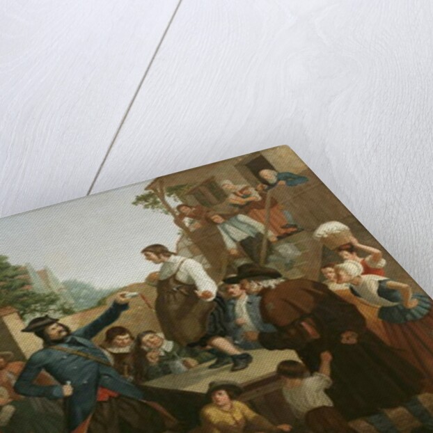 Peter Stuyvesant and the Cobbler, c.1850 by John Whetten Ehninger