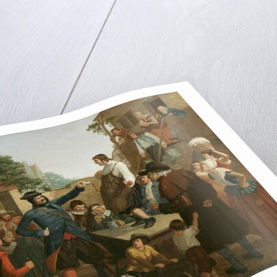 Peter Stuyvesant and the Cobbler, c.1850 by John Whetten Ehninger