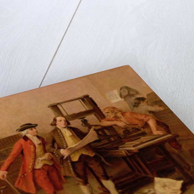 Benjamin Franklin, Printer, c.1928 by John Ward Dunsmore