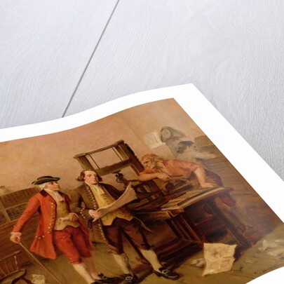 Benjamin Franklin, Printer, c.1928 by John Ward Dunsmore