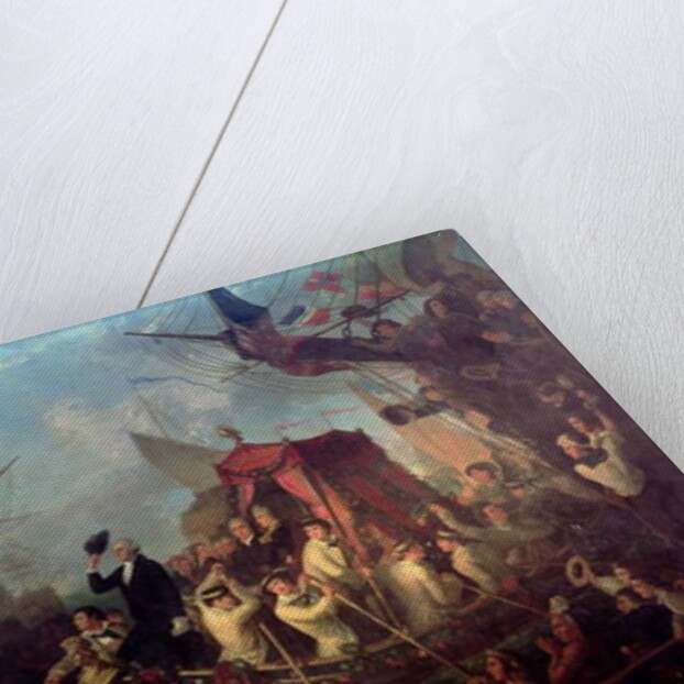 George Washington arriving in New York City, April 30, 1789 by Arsene Hippolyte Rivey