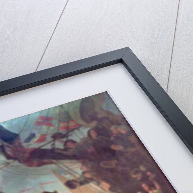 George Washington arriving in New York City, April 30, 1789 by Arsene Hippolyte Rivey