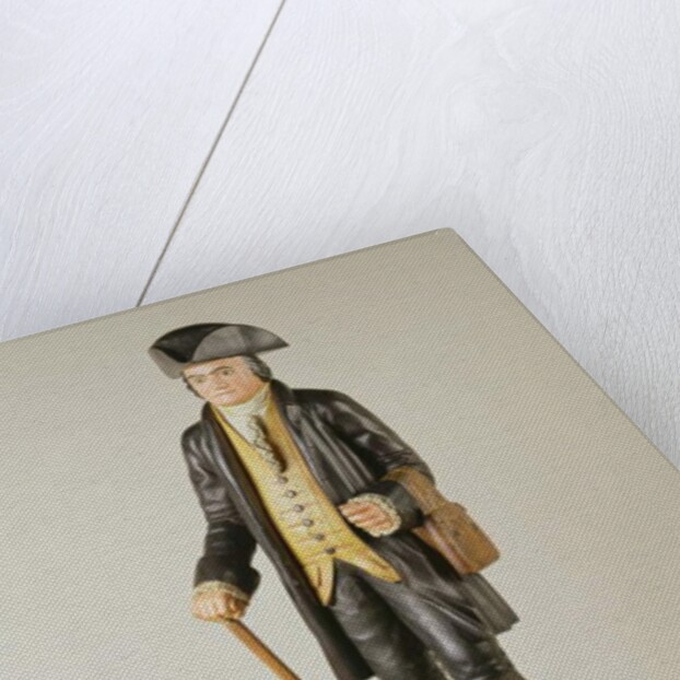 Sculpture of Diedrich Knickerbocker which stood in Knickerbocker Hall in New York City, c.1850-67 by American School