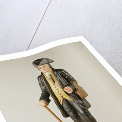 Sculpture of Diedrich Knickerbocker which stood in Knickerbocker Hall in New York City, c.1850-67 by American School