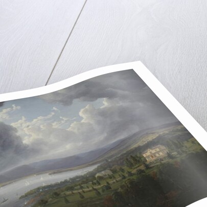 View of the Hudson River from Tarrytown Heights by Robert the Younger Havell