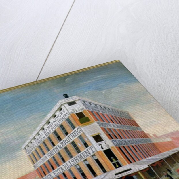 No.7 1/2 Bowery, NYC, c.1837-39 by American School