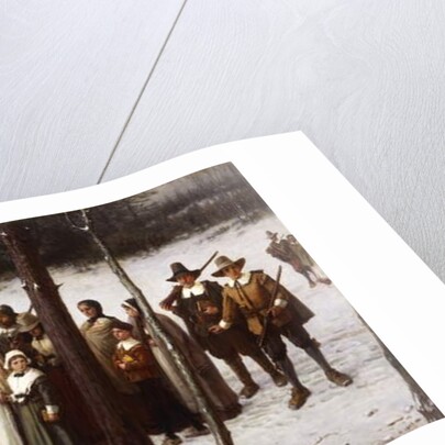 Pilgrims Going to Church, 1867 by George Henry Boughton