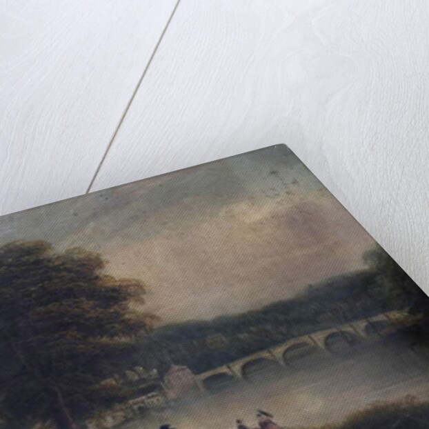 Asgill House by Cholmondeley Walk, Richmond, Surrey, looking towards Richmond Bridge by G. Suter