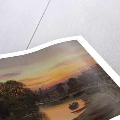 Kew at Sunset - Paton's property by James Lewis