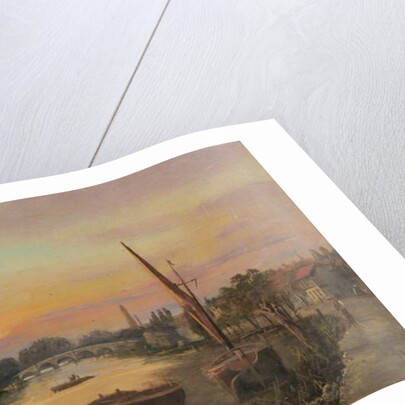 Kew at Sunset - Kew Bridge by James Lewis