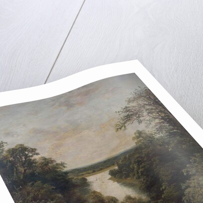 The Thames from the Terrace Gardens, Richmond, Surrey by English School