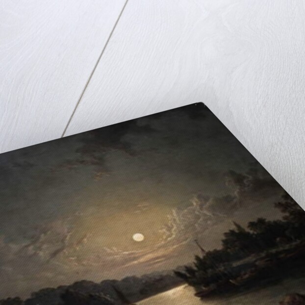 Twickenham by Moonlight, 1835 by Henry Pether