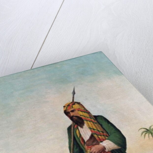 Sir Richard Burton in Arab dress, c.1853 by Borgo Caratti