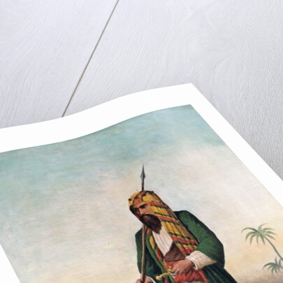 Sir Richard Burton in Arab dress, c.1853 by Borgo Caratti