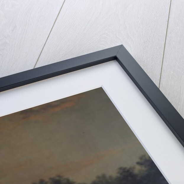 Twickenham Parish Church and Eel Pie Island, 1821 by William Hardurcke