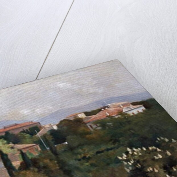 Hilltop houses in Trieste, c.1889 by Albert Letchford