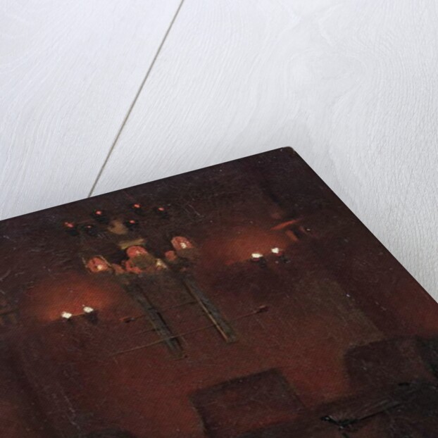 Interior of Sir Richard Burton's chapel, 1889 by Albert Letchford