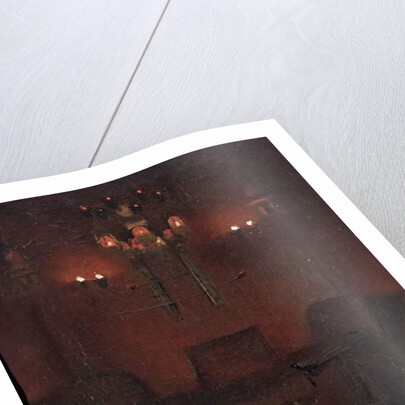 Interior of Sir Richard Burton's chapel, 1889 by Albert Letchford