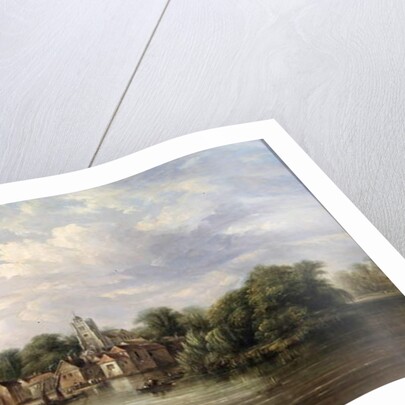 Twickenham Church, the Embankment and Eel Pie Island, Middlesex, after 1713 by English School