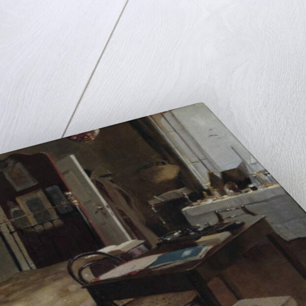 Interior of Sir Richard Burton's Bedroom, 1889 by Albert Letchford