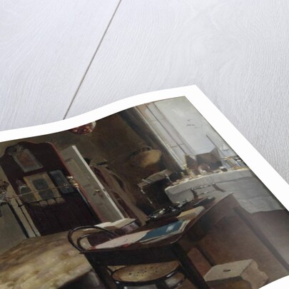 Interior of Sir Richard Burton's Bedroom, 1889 by Albert Letchford