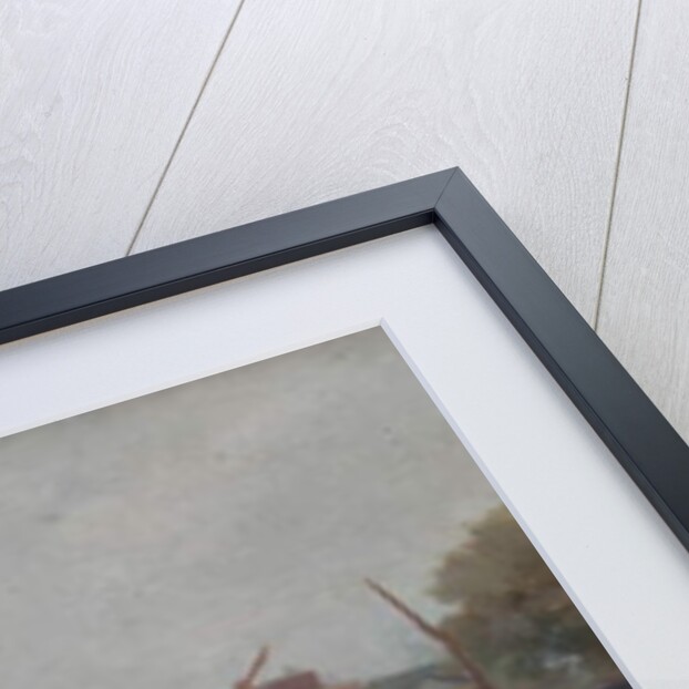 Hammersmith Bridge - the present one - post 1887 - looking from the Surrey shore by Charles John de Lacy