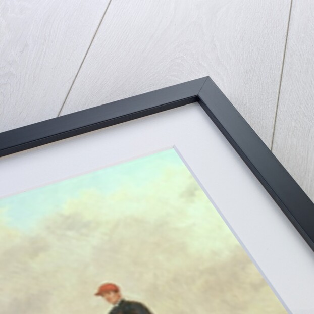 L to R: 'Lord Lyon', Winner of the Derby, St. Leger and 2,000 guineas; 'Elland', Winner of Ascot Gold Vase, owned by Sir R. Sutton, trained by James Dover by Harry Hall